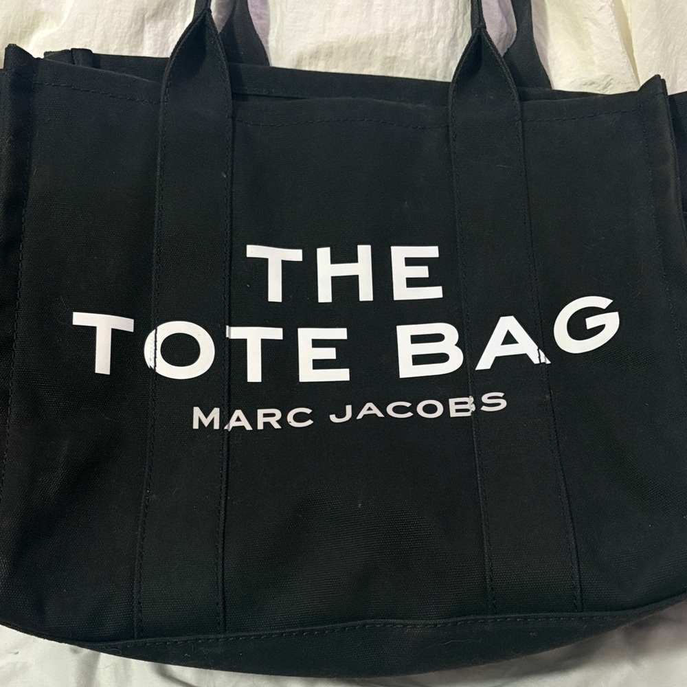 Marc Jacobs Black Canvas Tote